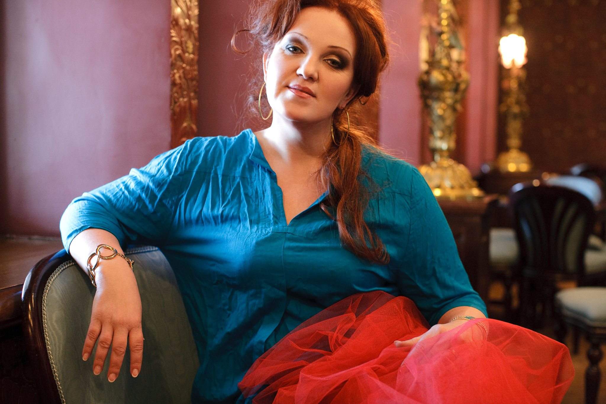 Opera singer portrait 
